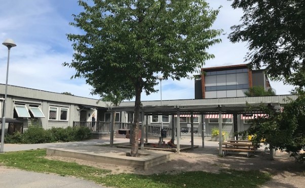 Bild på Fålhagens förskola med gård